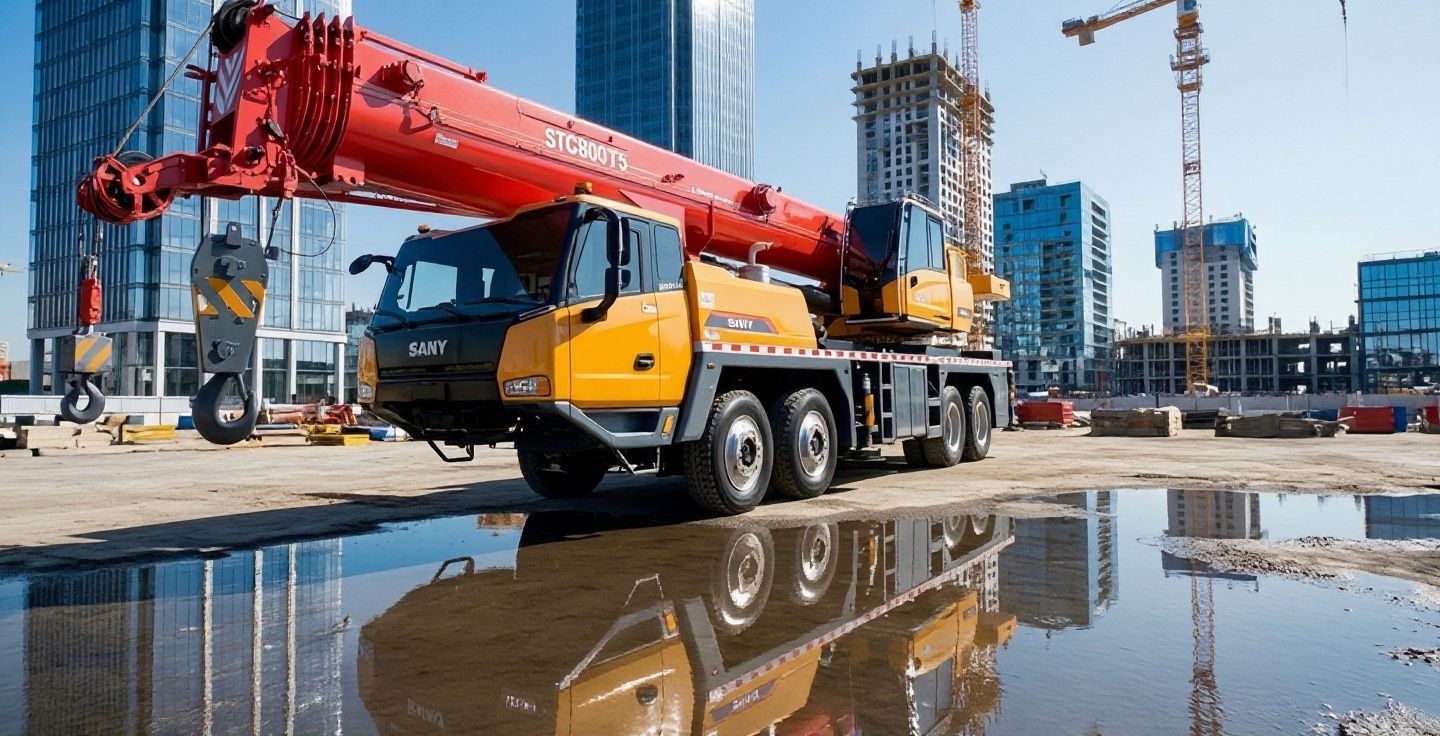 Автокран SANY STC800Т5 80 тонн 