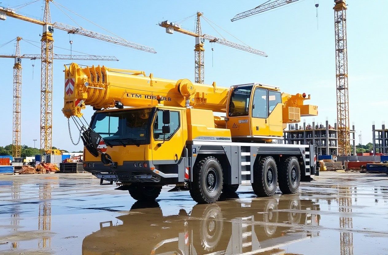 Автокран Liebherr 55 тонн с длиной стрелы 40 м
