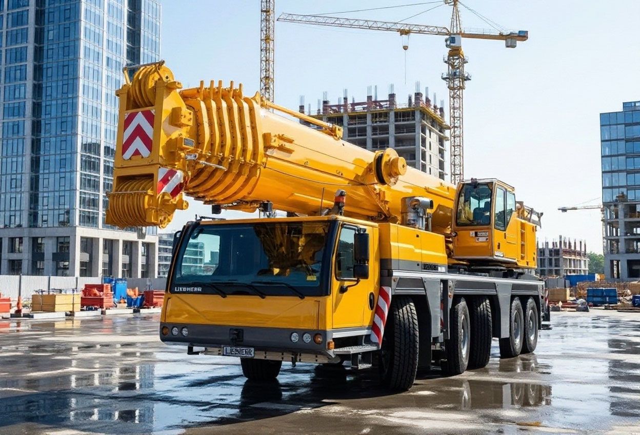 Автокран Liebherr 200 тонн с длиной стрелы 72 м