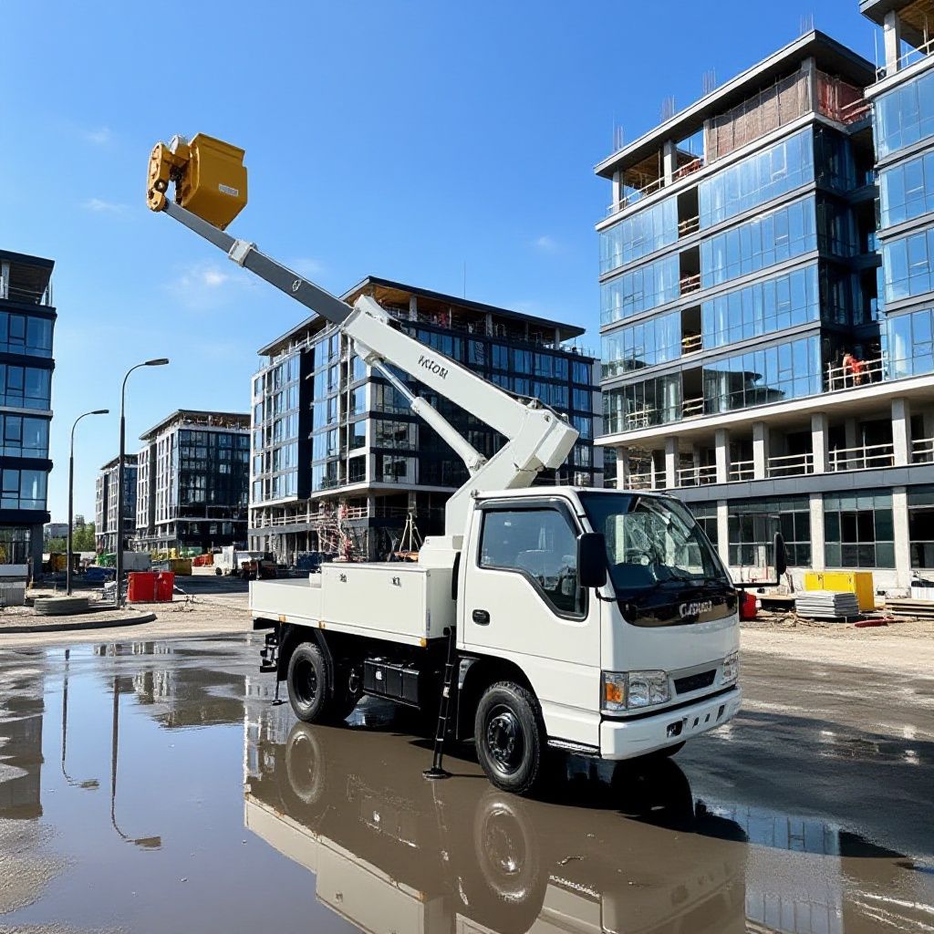 Автовышка с длиной стрелы 22 м